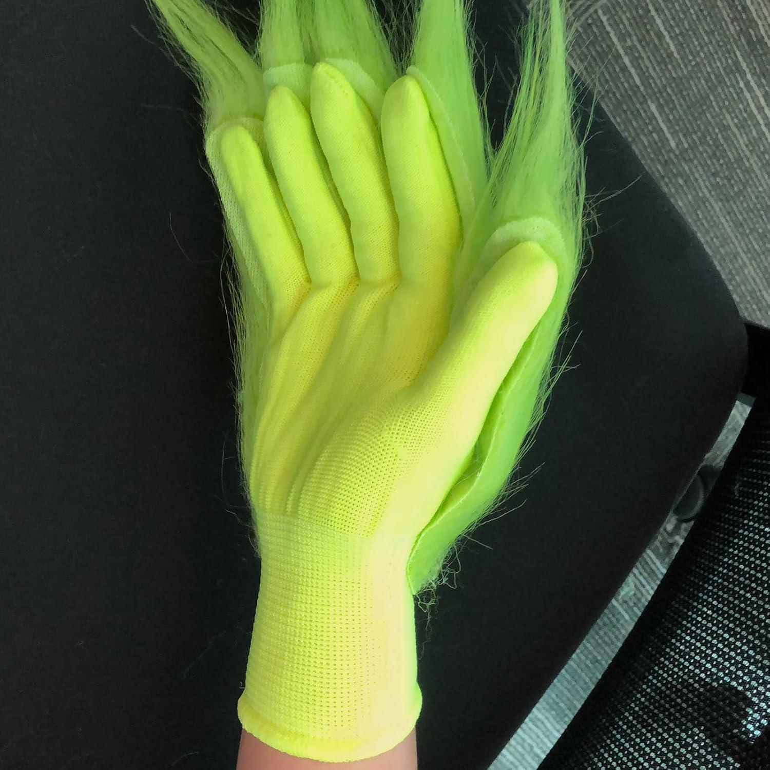 Grüne Monster Handschuhe für Cosplay & Party Ereignisse