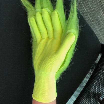 Grüne Monster Handschuhe für Cosplay & Party Ereignisse