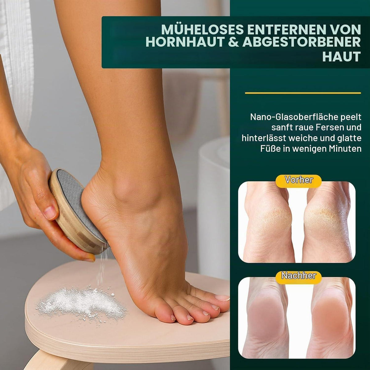Hornhautraspel Nano Glas – Für Samtweiche Füße