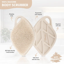 Silikon Körperbürste für sanftes Peeling und Massage