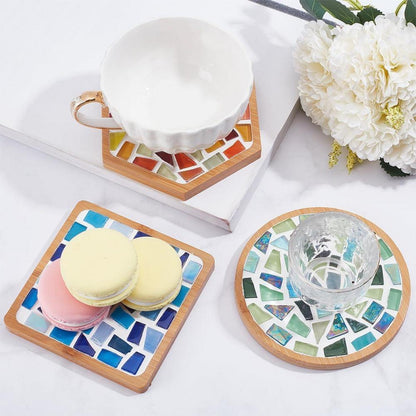 DIY Mosaik-Untersetzer Set – Glasfliesen zum Basteln & Verschenken