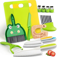 Kindermesser Set 14-teilig für sicheres Kochen | Montessori
