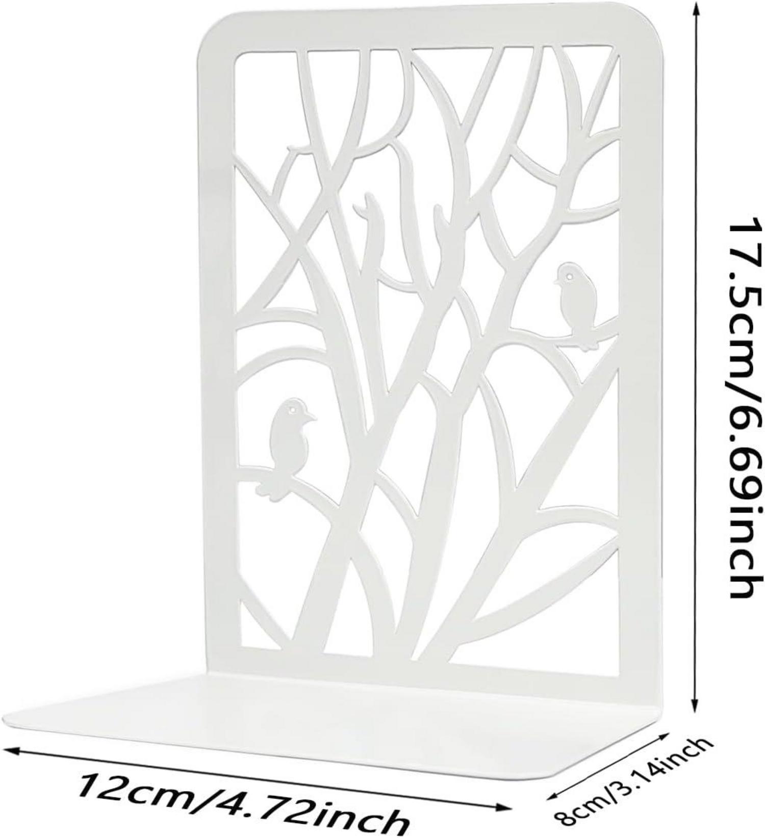 Qualsen Bücherstütze Metall Buchstützen Bookends Regal