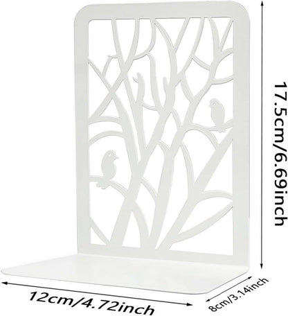 Qualsen Bücherstütze Metall Buchstützen Bookends Regal