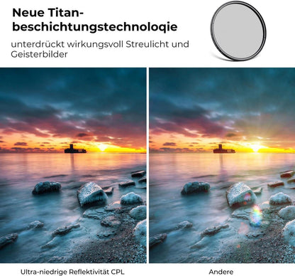 67mm CPL Filter Polfilter Ultra-niedrige Reflexion Serie Nano-X