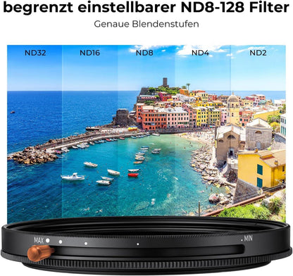K&F Concept Nano-D ND CPL Filter 58mm 2-in-1 Multifunktional wasserdicht HD