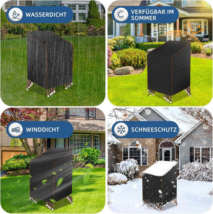 Gartenstuhl Abdeckung 420D Oxford Wasserdicht Winterfest 65x65x120cm
