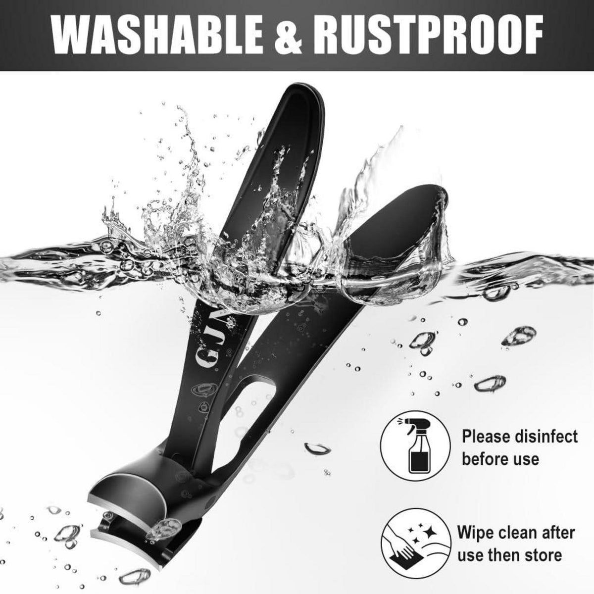 Nagelknipser abgewinkelter Kopf Seniorennägel ergonomisch Wide Jaw