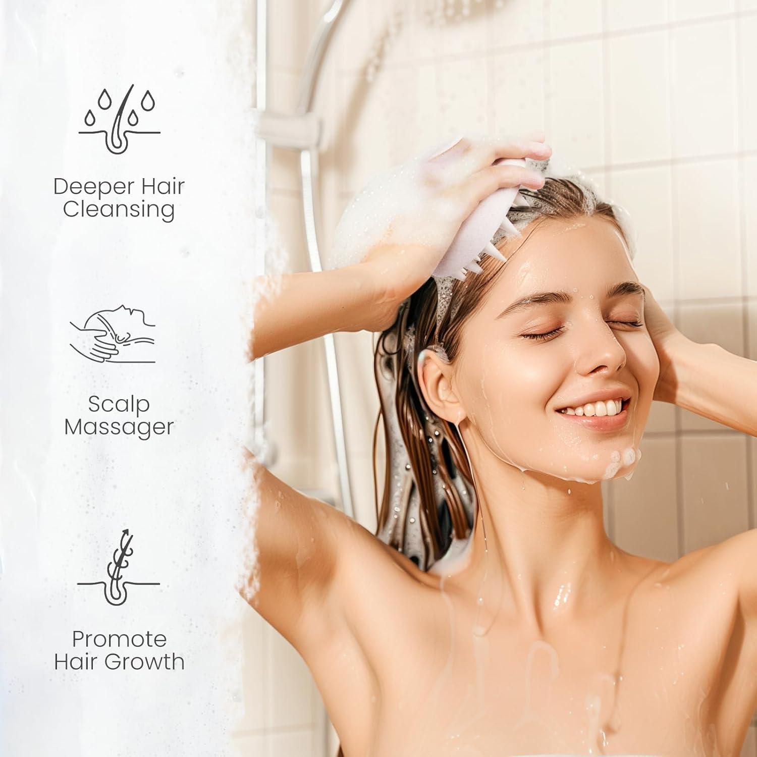 Kopfhaut Massagebürste Shampoo Bürste für Haarwachstum