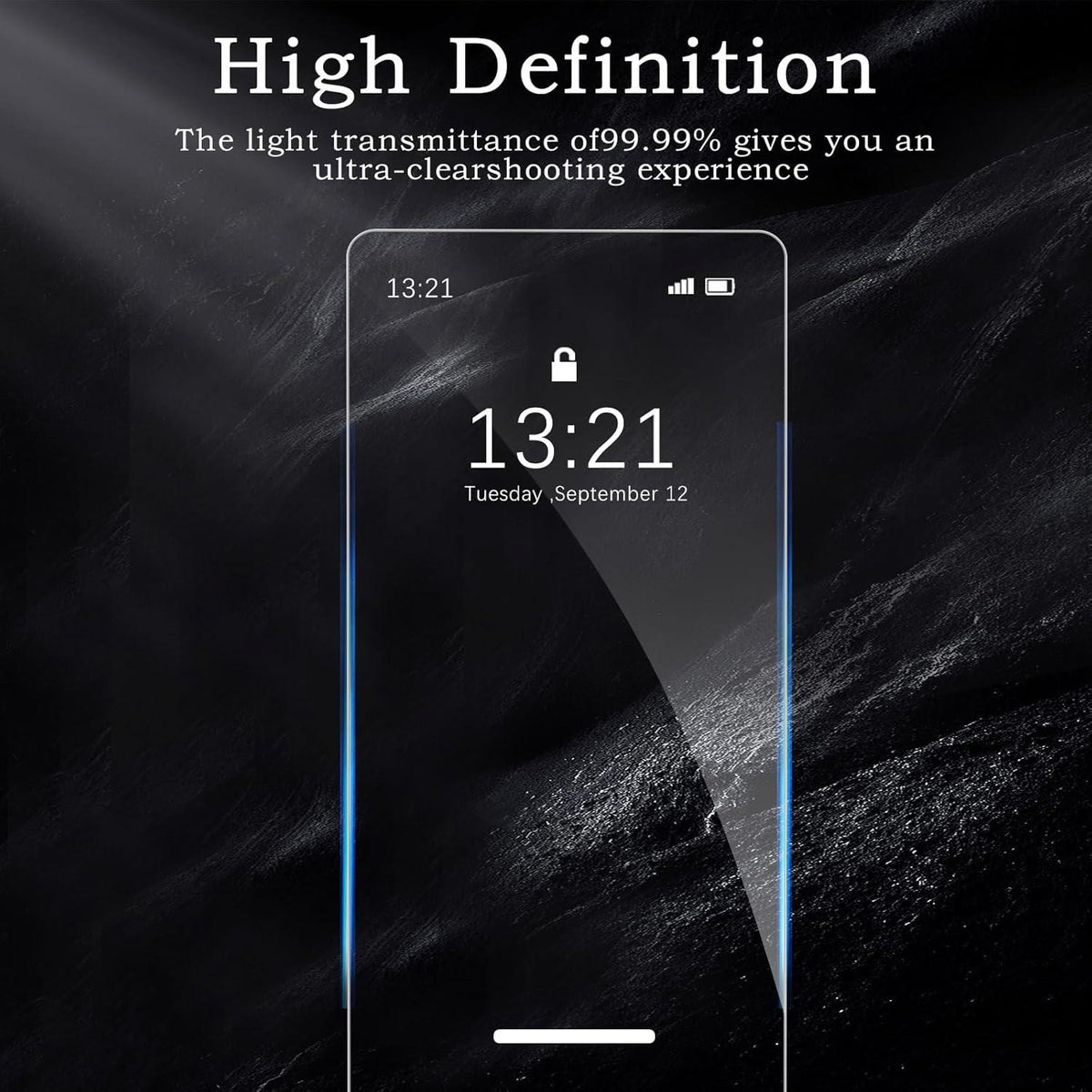 Panzer Schutzglas Samsung Galaxy A72 Display 9H Härte Mitglieds Schutzfolie