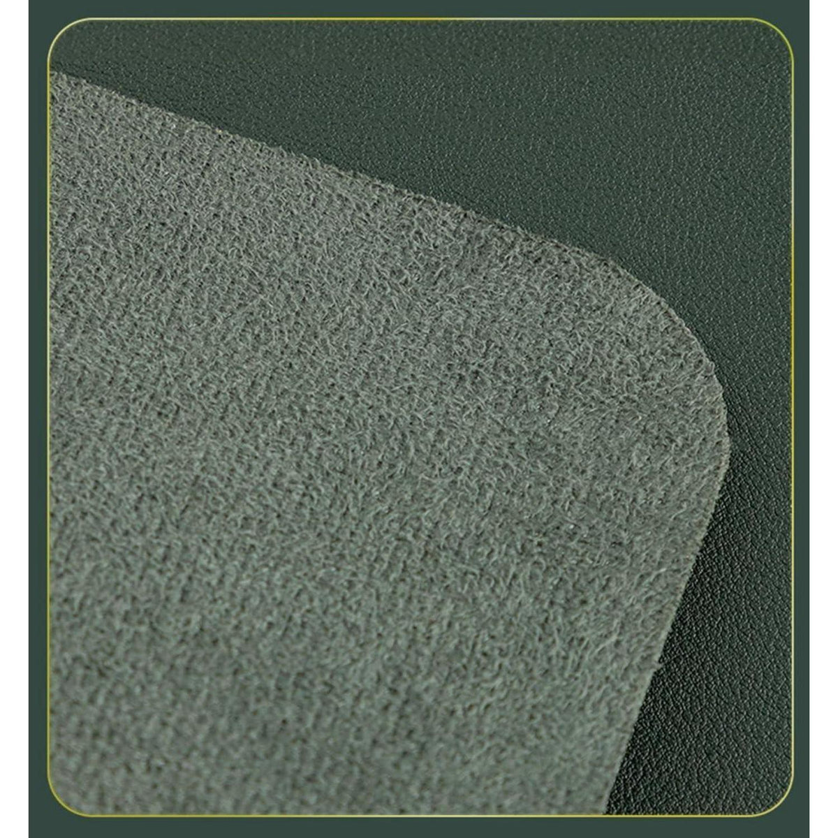 Tischdecke wasserdicht Matcha Grün 90x200 cm in Lederoptik