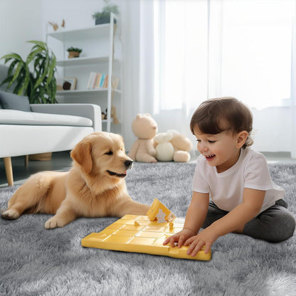 Hochflor Teppich Grau 240x300 – Flauschiger Wohnzimmerteppich Waschbar