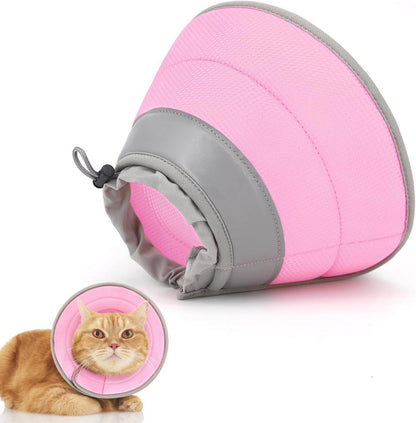 Katze Halskrause Einstellbar Weich Kragen Konus Operation Verletzungen