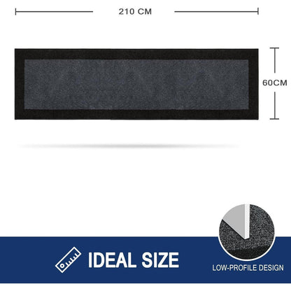 Schmutzfangmatte 60x210 cm – Rutschfest & Waschbar für Innen