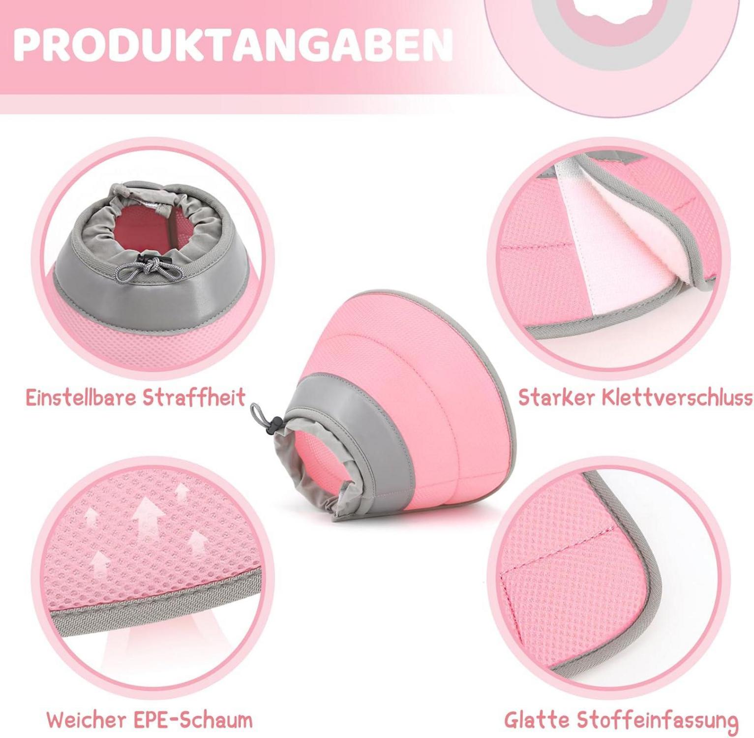 Katzenkegel Halsband Wiederherstellung Kragen Cone Orange Größe S Einstellbar