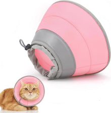 Katzenhalskrause Halsband Verletzungsschutz orange M 20.3-25.4cm