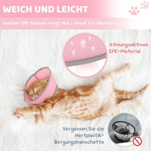 Supet Halskrause Katze verstellbarer Weich Kragen Orange