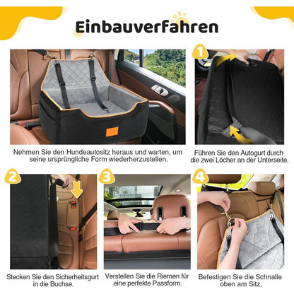Hunde Autositz Erhöhung für mittelgroße Hunde & Welpen
