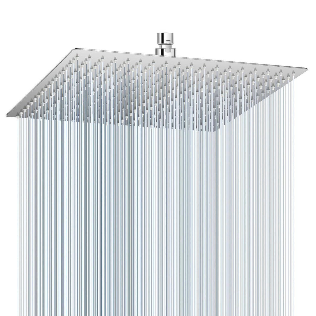 40cm Regendusche Edelstahl, Verstellbar & Wassersparend
