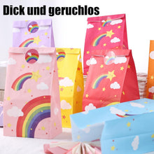 Koogel Regenbogen Geschenktüten 24 Stück mit Aufkleber und