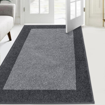 Schmutzfangmatte Grau 86x150 cm – Rutschfest & Waschbar