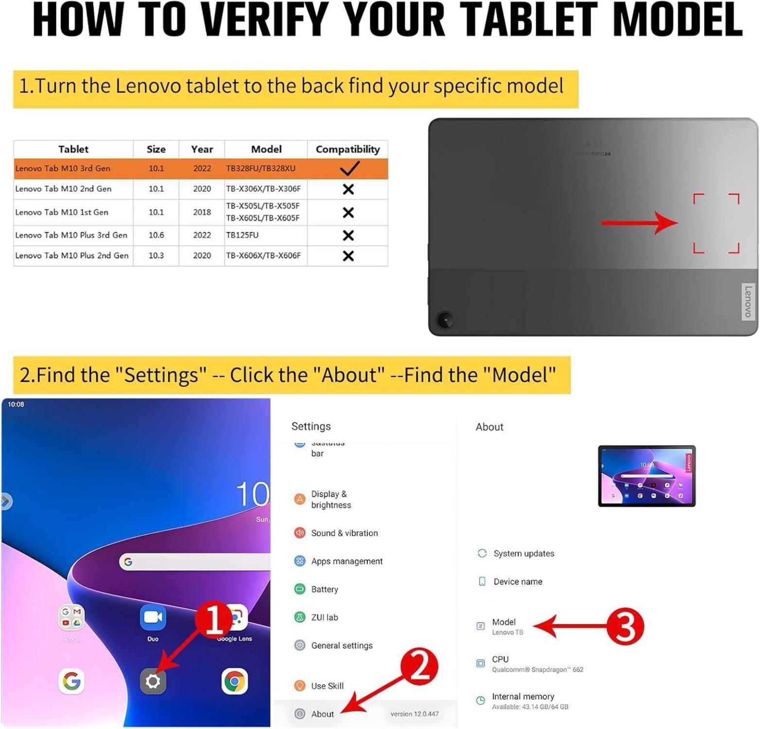 DLveer Schutzhülle für Lenovo Tab M10 10.1 Zoll, Rotwein
