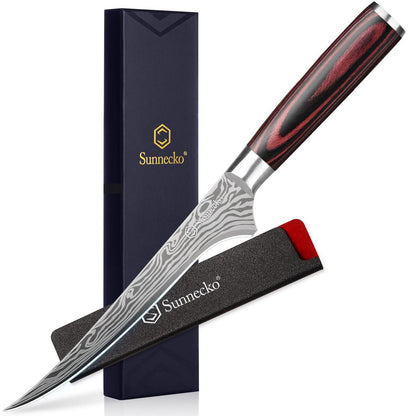 Filetiermesser 15cm Edelstahl | Ausbeinmesser für Fisch & Fleisch