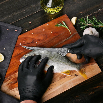 Filetiermesser 15cm Edelstahl | Ausbeinmesser für Fisch & Fleisch