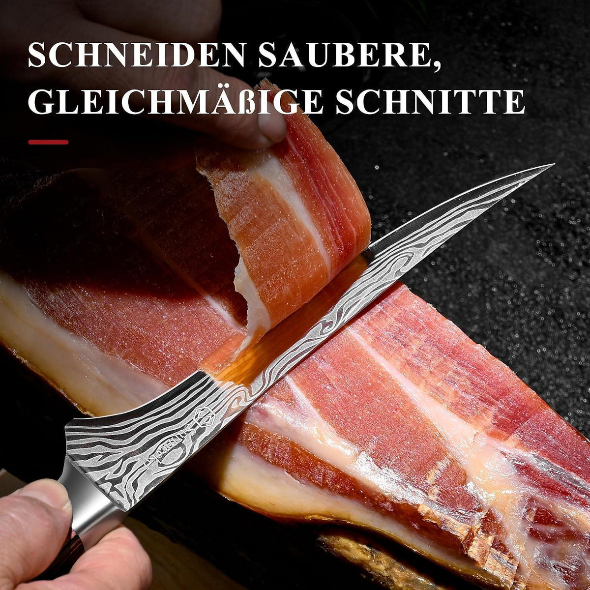 Filetiermesser 15cm Edelstahl | Ausbeinmesser für Fisch & Fleisch