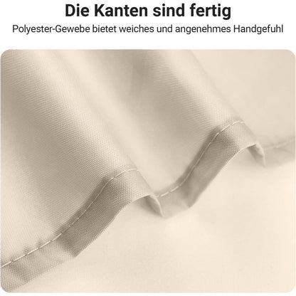 Duschvorhang Beige 150x150cm Antischimmel Wasserabweisend