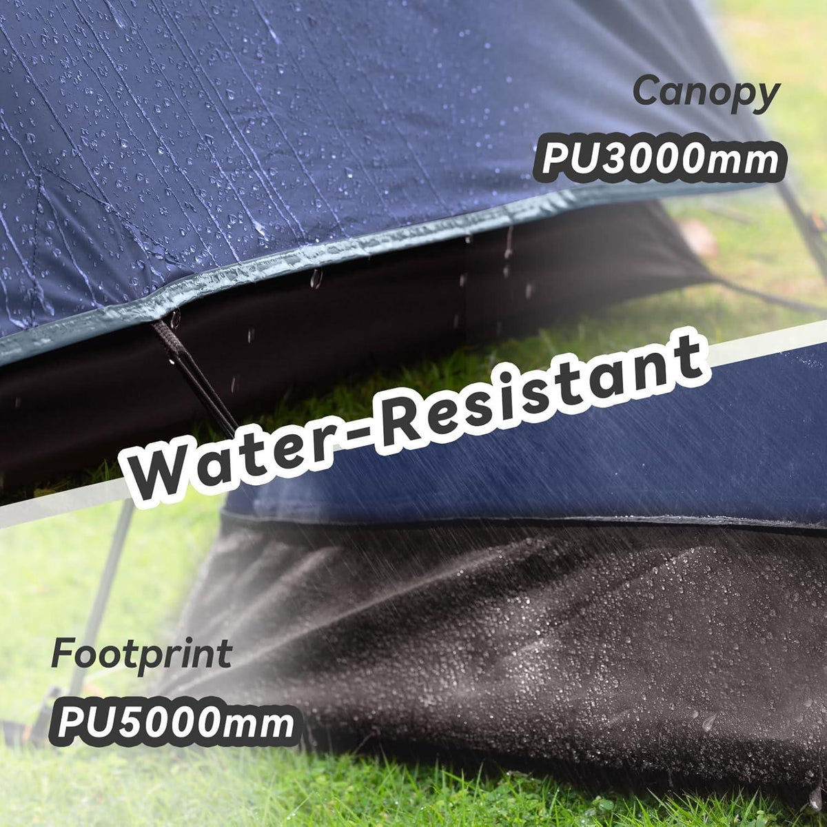 Forceatt Camping Zelt 2/3/4 Personen Wasserdicht Ultraleicht