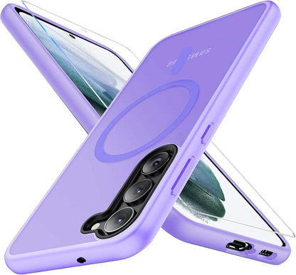 Samsung Galaxy S21 5G Handyhülle Anti-Fingerabdruck Matt Purple