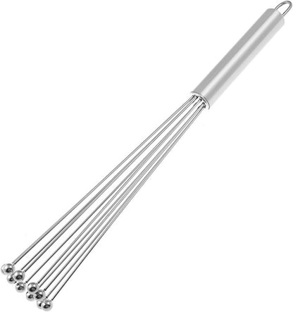 Edelstahl Schneebesen mit 10 Drähten für Kochen und Backen