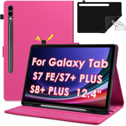 KATUMO Samsung Galaxy Tab S7 FE S8+ S7+ Plus 12.4 Zoll Hülle rot