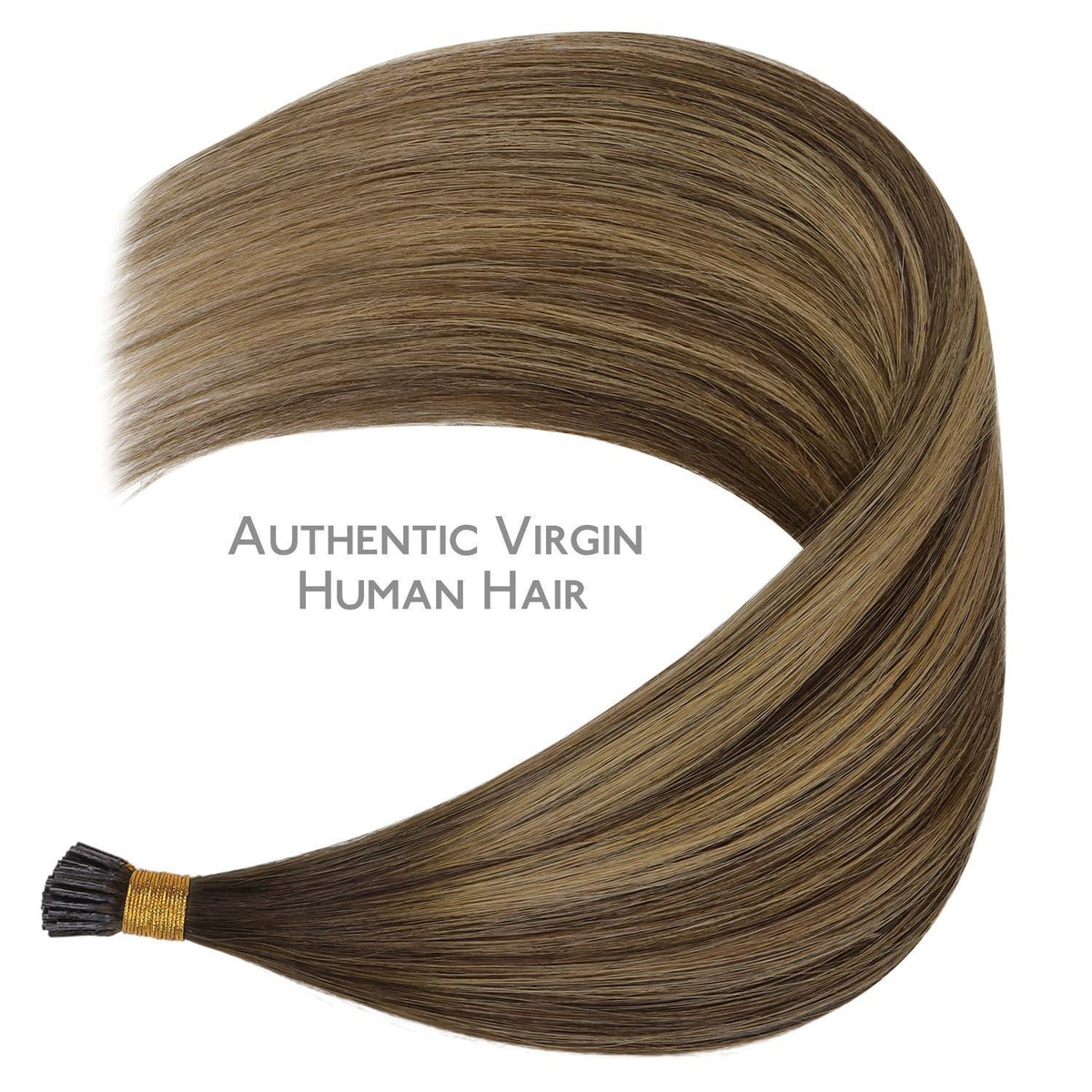 Echthaar I Tip Extensions Schoko-Karamell Blond 50g/55cm