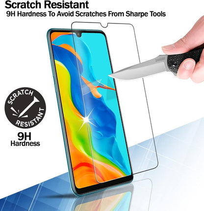 Panzerglas Schutz für Xiaomi Redmi Note 8, Note 8 2021, Mi 9 Lite - 3 Stück, 0,33 mm, HD Displayschutzfolie