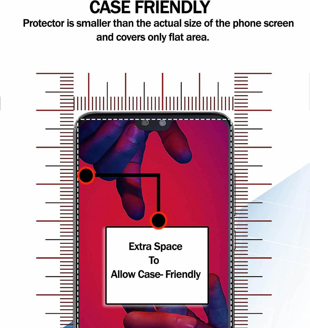 Panzerglas Displayschutzfolie für Huawei P20 3er Pack 9H härte