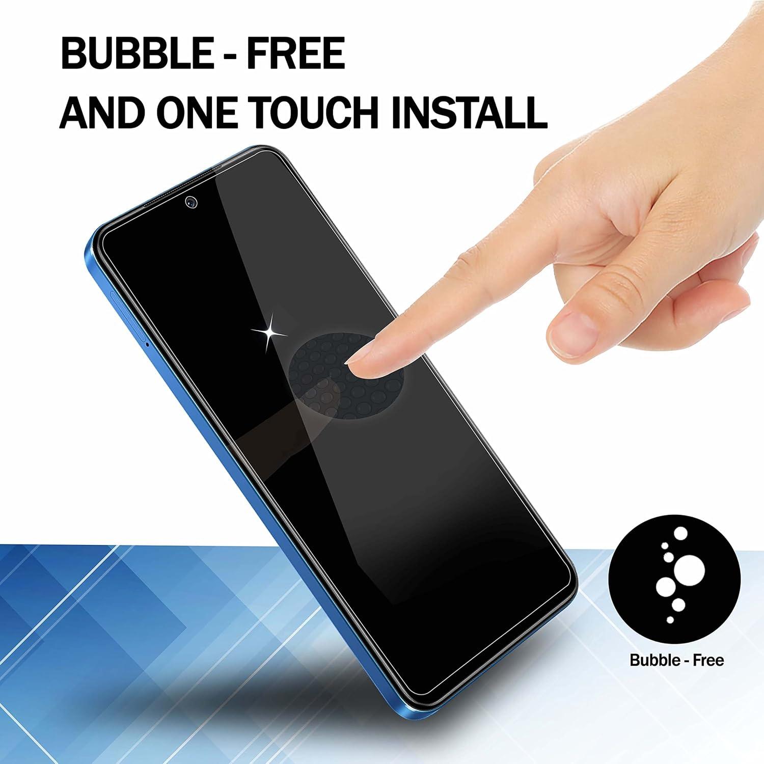3er Pack Panzerglas Displayschutz für Xiaomi Poco X3 NFC Blasenfrei 9H