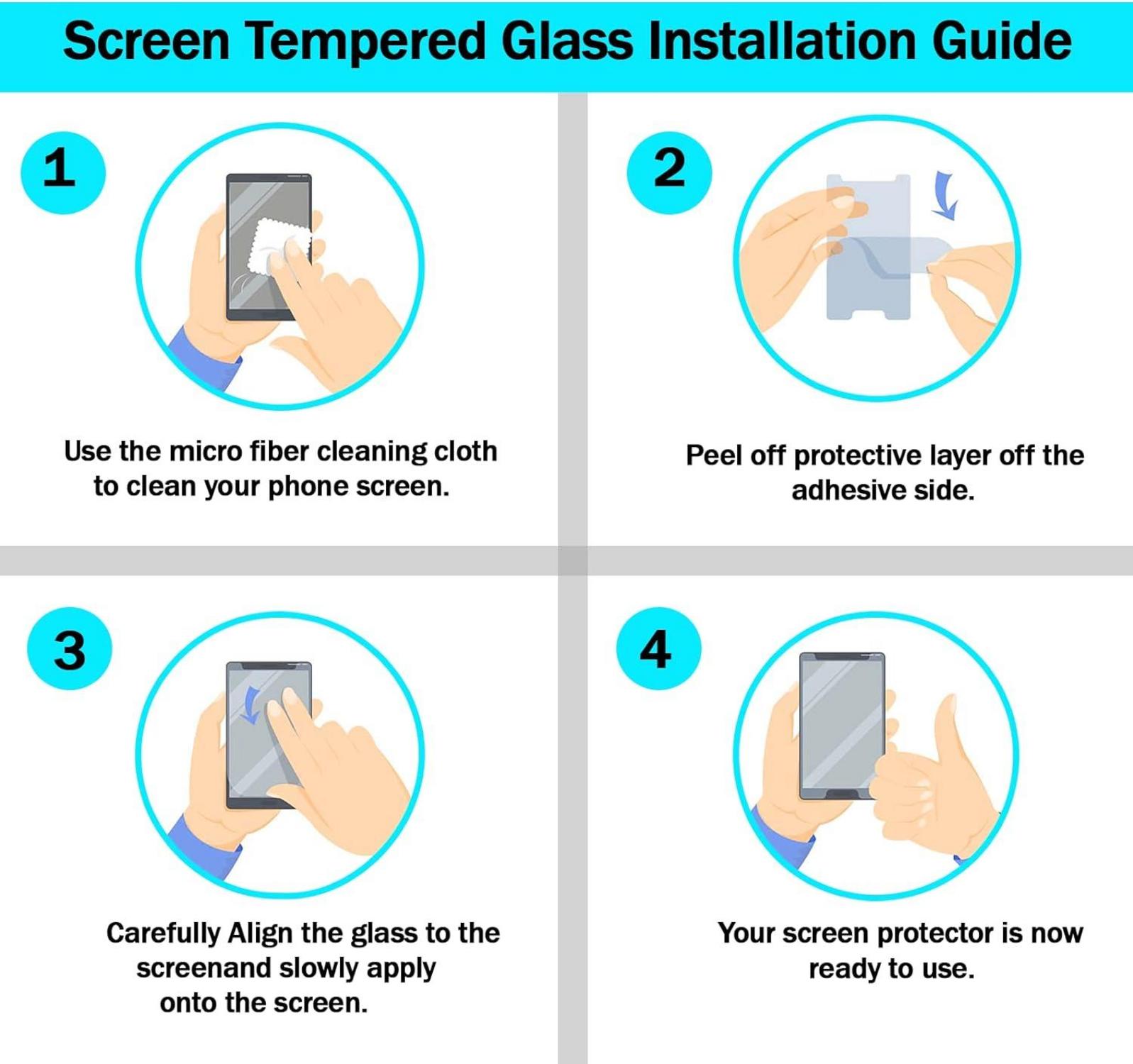 3x Panzerglas Displayschutz für iPhone SE 3 2022 SE 2 2020 7 8