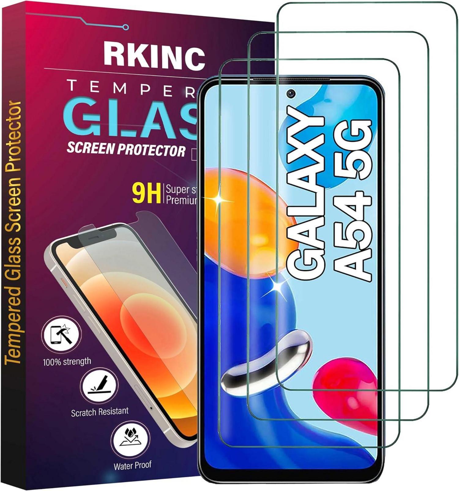 3er Pack Panzerglas Displayschutz Samsung Galaxy A54 5G 0,33mm HD