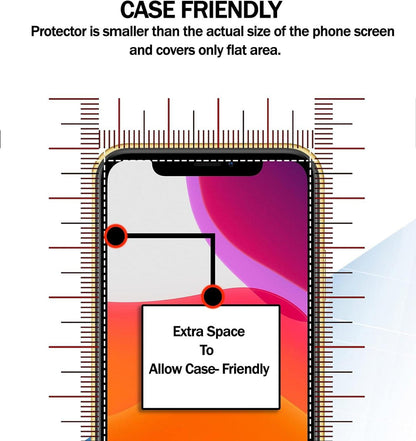 Panzer Schutz Glas für iPhone 11 / XR 6.1-Inch, 3 Stück, HD Displayschutzfolie