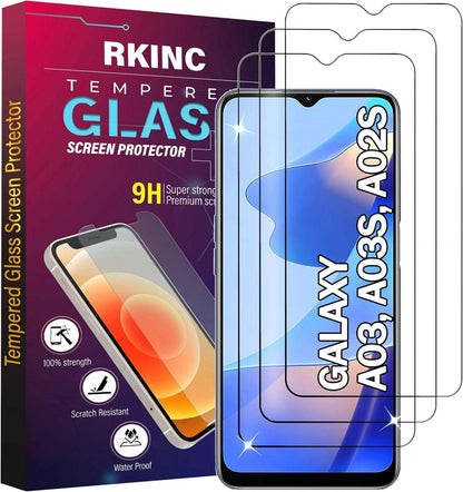 Panzer Glas Displayschutzfolie für Samsung Galaxy A03 A03s A02s 3