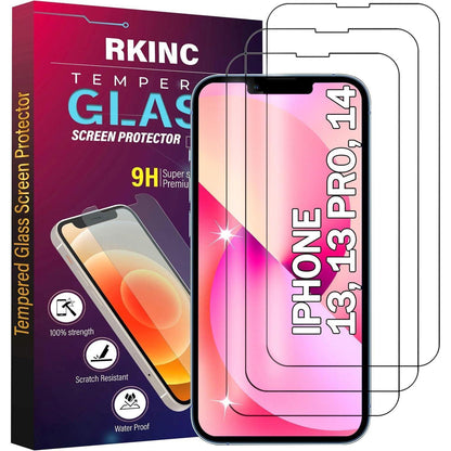 3x Panzerglas für iPhone 13/14/16E 6.1 Zoll, kratzfest