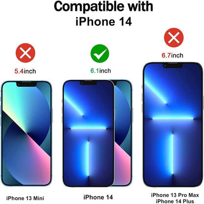 3x Panzerglas für iPhone 13/14/16E 6.1 Zoll, kratzfest