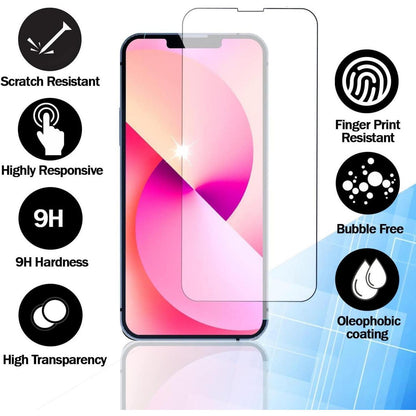 3x Panzerglas für iPhone 13/14/16E 6.1 Zoll, kratzfest
