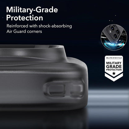 iPhone 15 Pro Max Hülle MagSafe Schwarz Dünn Stoßfest
