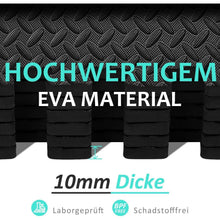 Fitness Bodenschutzmatte 61x61cm Puzzlematte 10mm Dicke Rutschfest