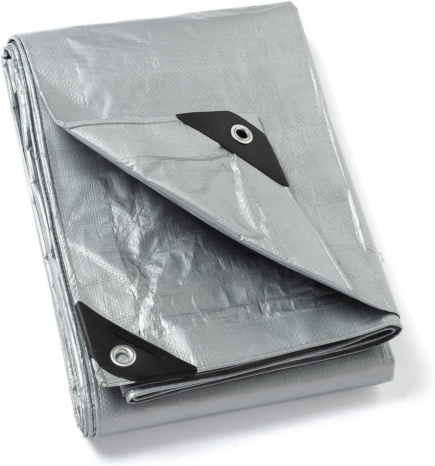 Abdeckplane Wasserdicht Silberfarben 3x6m Allzweckplane GUARD SHIELD
