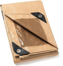 Abdeckplane GUARD SHIELD wasserdicht 3m x 3m Beige/Khaki