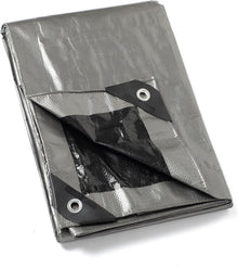 Abdeckplane Wasserdicht Grau Schwarz 2x3 m GUARD SHIELD Alleskönner